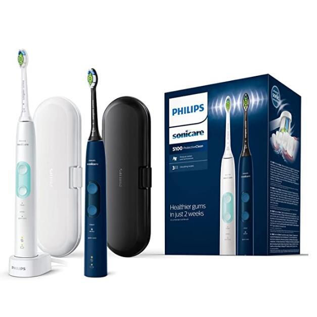 Philips 飞利浦 Sonicare ProtectiveClean 5100 电动牙刷 两支装 史低687元 买手党-买手聚集的地方