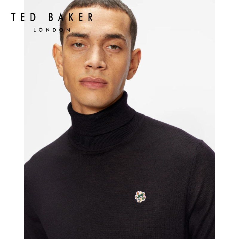 Ted Baker 泰德·贝克 Beckton 男士100%美利奴羊毛高领针织衫255124 新低188.76元（天猫旗舰店1290元） 买手党-买手聚集的地方