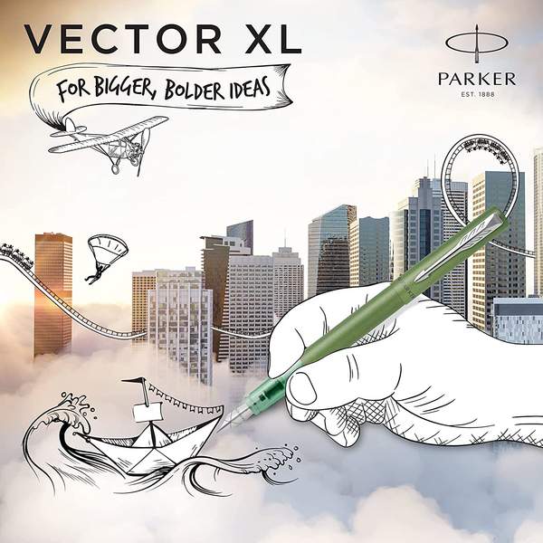 Parker 派克 Vector XL 钢笔 哑光绿 M尖 87.64元（可3件92折） 买手党-买手聚集的地方