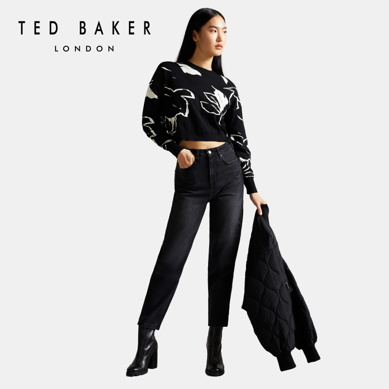 Ted Baker 泰德·贝克 Bootis 女士高腰直筒七分牛仔裤256677 236.83元（天猫旗舰店774元） 买手党-买手聚集的地方