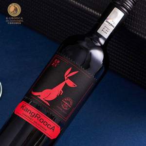 智利原瓶进口，中澳袋鼠 中央山谷产区 赤霞珠干红葡萄酒750mL