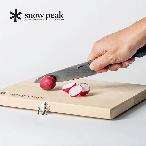 日本顶级户外品牌，Snow Peak 雪峰 折叠砧板水果刀套装 中号‎CS-207 280.98元 买手党-买手聚集的地方
