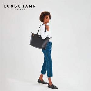 Longchamp 珑骧 Le Pliage City系列 女士皮质大号长柄手提包 L1899HYQ