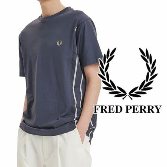 史低！Fred Perry 佛莱德·派瑞 PANELLED 男士棉质短袖T恤 F1887 新低214.91元 买手党-买手聚集的地方