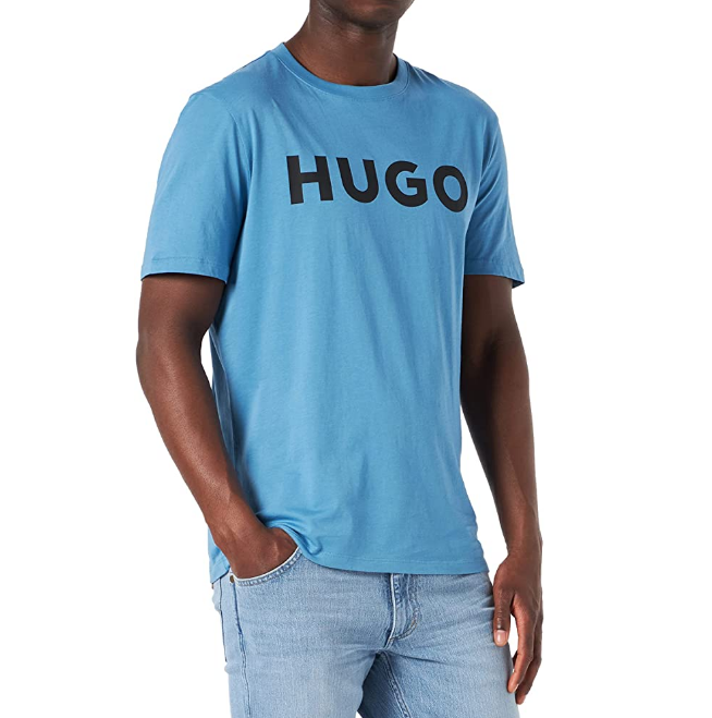 反季低价，HUGO Hugo Boss 雨果·博斯 Dolive 男士纯棉印花T恤50406203 154.64元 买手党-买手聚集的地方