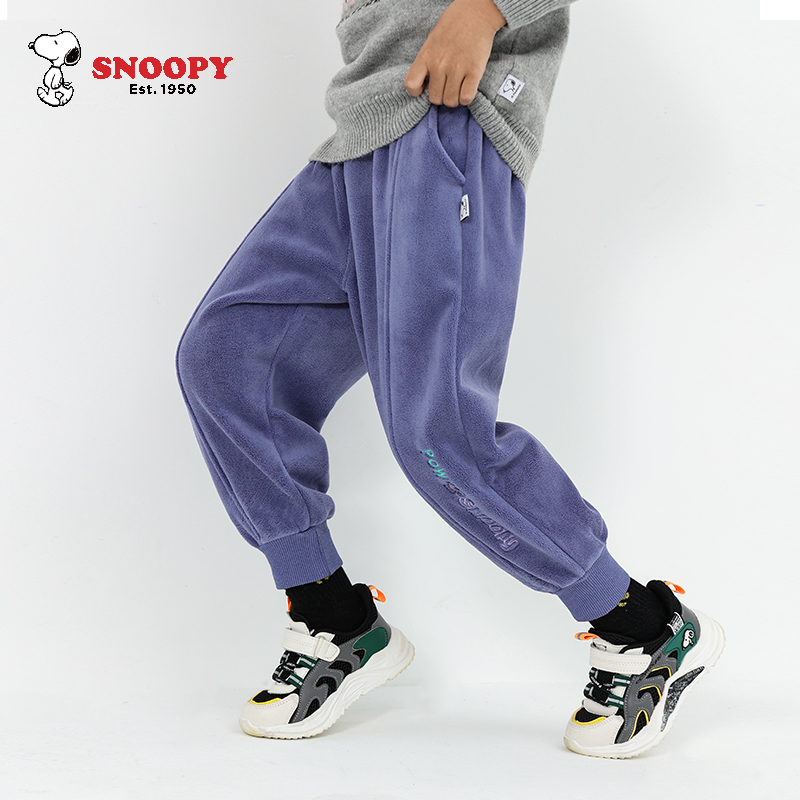Snoopy 史努比 2022新款男女童时尚保暖奥利绒运动卫裤（100~150码）4色 59.9元包邮（需领券） 买手党-买手聚集的地方