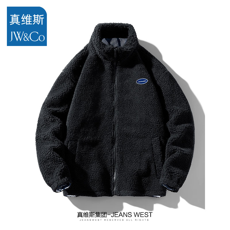Jeanswest 真维斯 JW&Co 男士羊羔绒棉衣外套 69.9元包邮（需用券） 买手党-买手聚集的地方