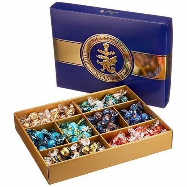 Lindt 瑞士莲 Lindor系列 夹心巧克力球鉴赏礼盒100粒（8口味，1473g） 新低325.11元（可3件92折） 买手党-买手聚集的地方
