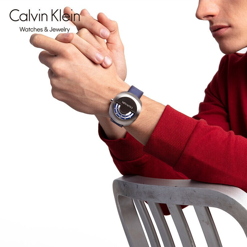 Calvin Klein 凯文克莱 Glimpse惊鸿系列 男士复古皮带石英表 K9M311 315元包邮（需领券） 买手党-买手聚集的地方