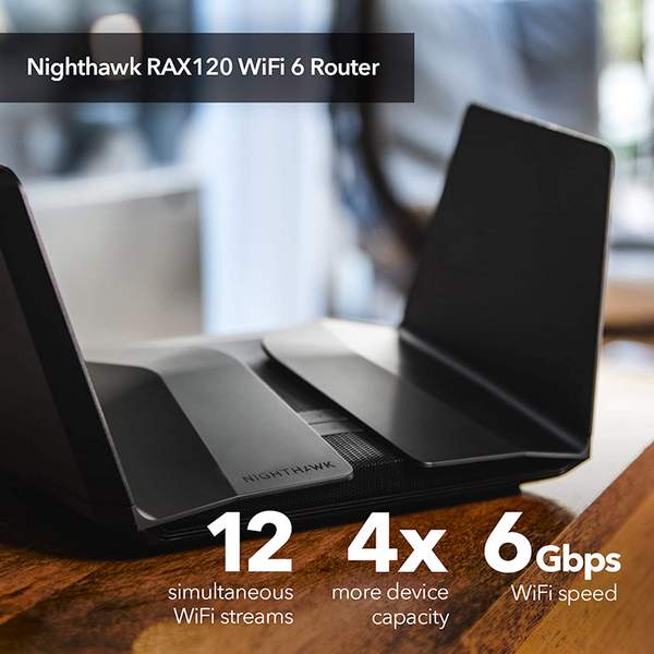 新低直降1000+！NETGEAR 网件 RAX120 WiFi6 AX6000M 5G双频千兆四核无线路由器 1693.37元包邮（京东自营3249元） 买手党-买手聚集的地方
