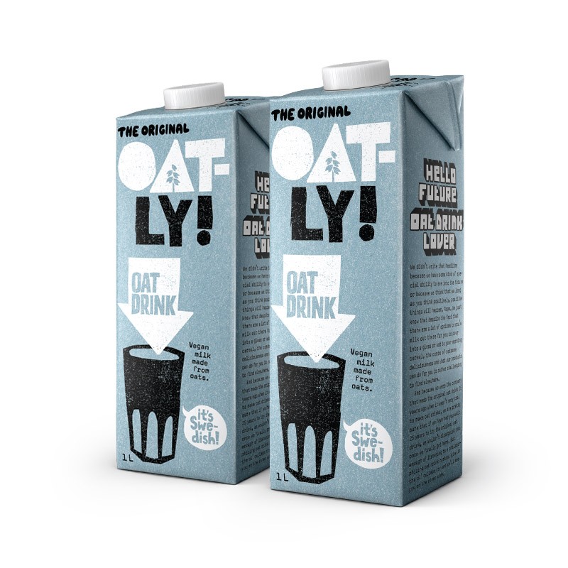 Plus会员，OATLY 噢麦力 原味醇香燕麦奶 1L*2瓶 16.5元包邮（8.25元/瓶） 买手党-买手聚集的地方