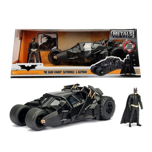 Jada Toys 佳达 蝙蝠侠：黑暗骑士 蝙蝠战车和蝙蝠侠 静态压铸模型 新低172.28元 买手党-买手聚集的地方