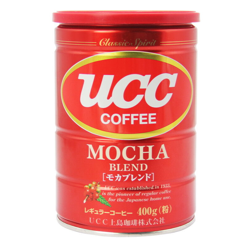 日本进口，UCC 悠诗诗 摩卡综合焙炒咖啡粉 400g*2罐 128.7元包邮（64.35元/罐） 买手党-买手聚集的地方