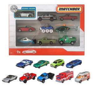 Matchbox 火柴盒 交通系列玩具小汽车9辆装 X7111