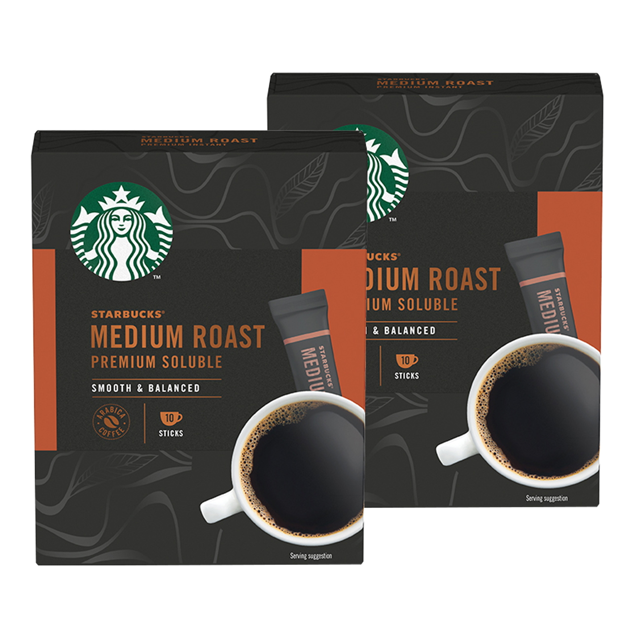 Starbucks 星巴克 黑咖啡 中度烘焙精品速溶咖啡 2.3g*10条*2盒 74元包邮（37元/盒） 买手党-买手聚集的地方