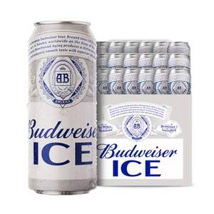 Budweiser 百威 ICE冰啤酒500mL*18听
