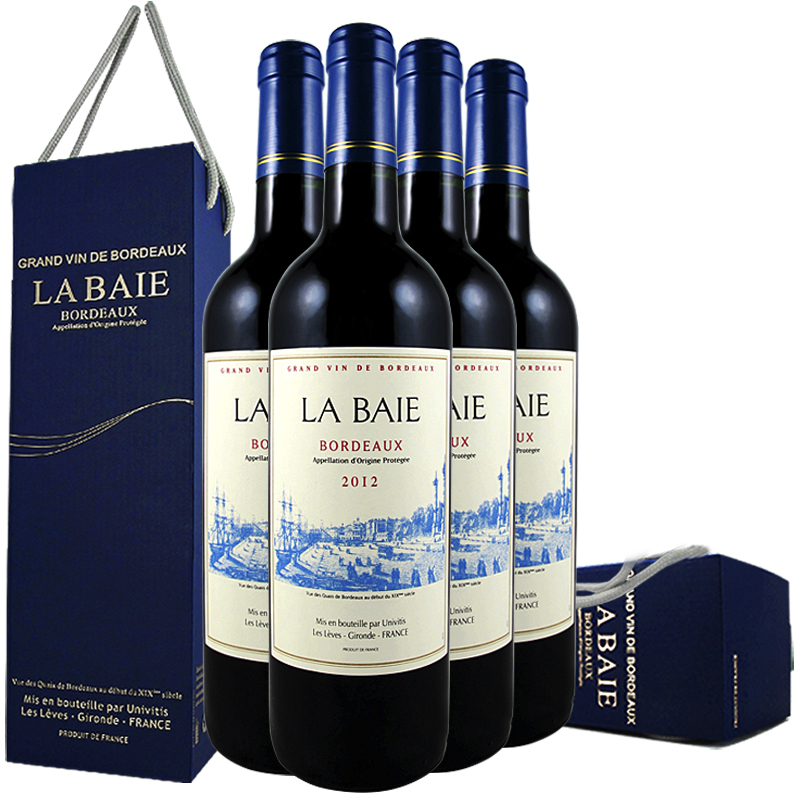 法国原瓶进口，La Baie 海湾 2012年份 波尔多AOP级红葡萄酒750mL*6只木箱装 298元包邮（需用券） 买手党-买手聚集的地方