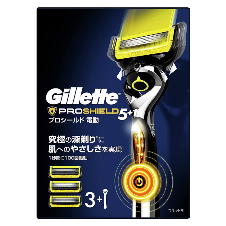 Gillette 吉列 ProShield Power 锋隐致护电动剃须刀（1刀架3刀头） 136.43元（可4件8折） 买手党-买手聚集的地方