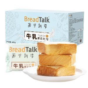 面包新语 牛乳厚切吐司面包400g 17.9元包邮（需领券）