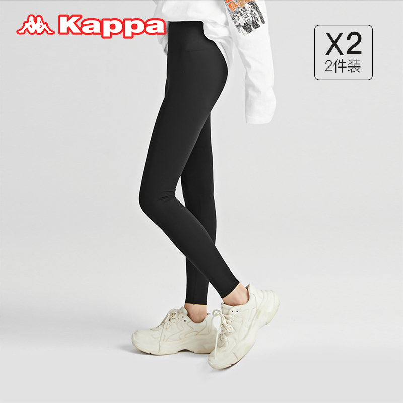 Kappa 卡帕 女士运动鲨鱼裤长裤 KP1L02 2条装 109元包邮（54.5元/条） 买手党-买手聚集的地方