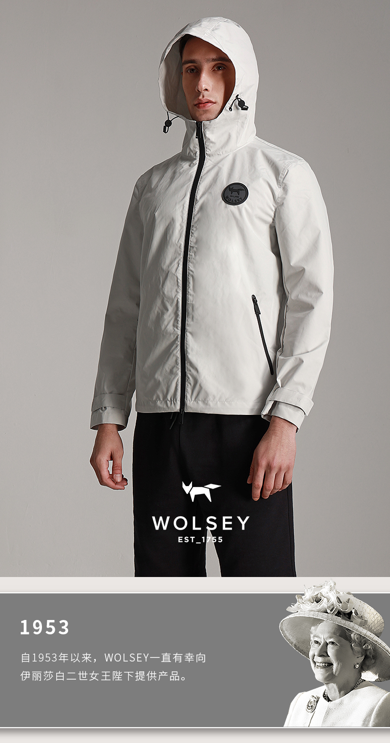 英国皇室266年品牌，Wolsey 2022年春季男女同款1911户外系列冲锋衣外套 3色 史低299元包邮（需领券） 买手党-买手聚集的地方