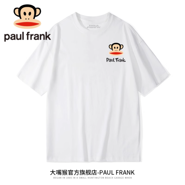 Paul Frank 大嘴猴 男女同款圆领潮牌纯棉短袖T恤 39.9元包邮（需领券） 买手党-买手聚集的地方