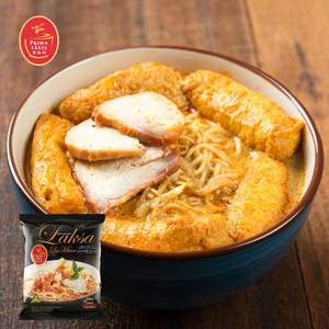 新加坡进口，Prima Taste 百胜厨 全麦叻沙/咖喱拉面干*3包