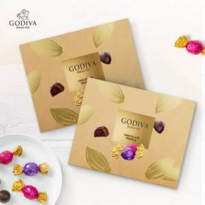 临期特价，Godiva 歌帝梵 松露巧克力礼盒16颗装160g*2盒