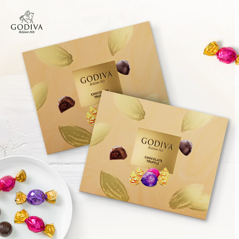 临期特价，Godiva 歌帝梵 松露巧克力礼盒16颗装160g*2盒 169元包邮（84.5元/盒） 买手党-买手聚集的地方