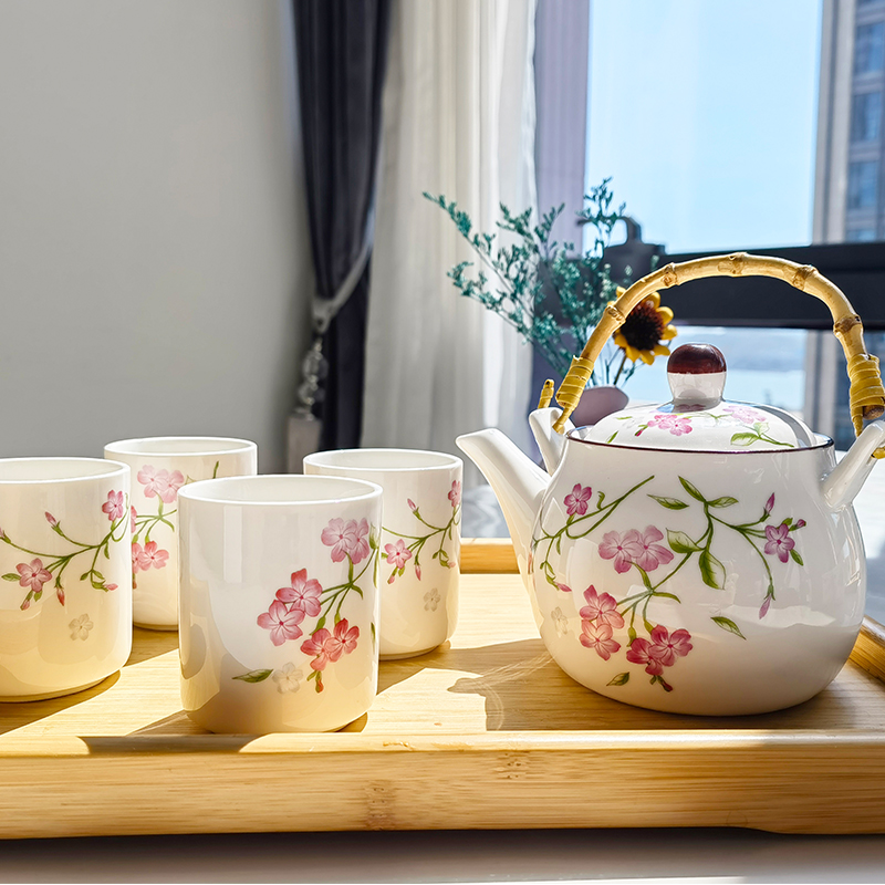 Cheng’S 精美陶瓷茶壶套装养生五件套 3色 新低49.9元包邮（需领券） 买手党-买手聚集的地方