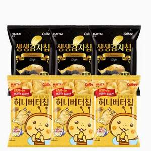卡乐比 韩国进口 海太蜂蜜黄油味/黑松露味 薯片 60g*6包