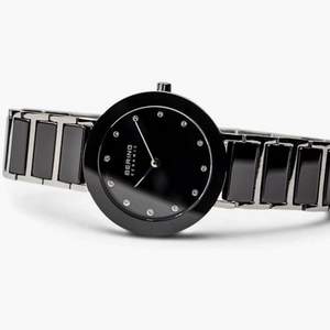 丹麦时尚腕表品牌，Bering 白令 11429-742 女士陶瓷镶钻时尚石英腕表