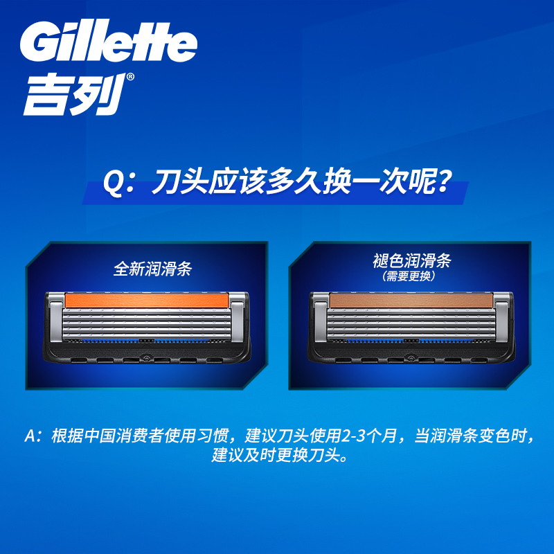 Gillette 吉列 Fusion ProGlide 锋隐致顺5层超薄24刀头 （带精修刀+齿梳） 350.23元 买手党-买手聚集的地方