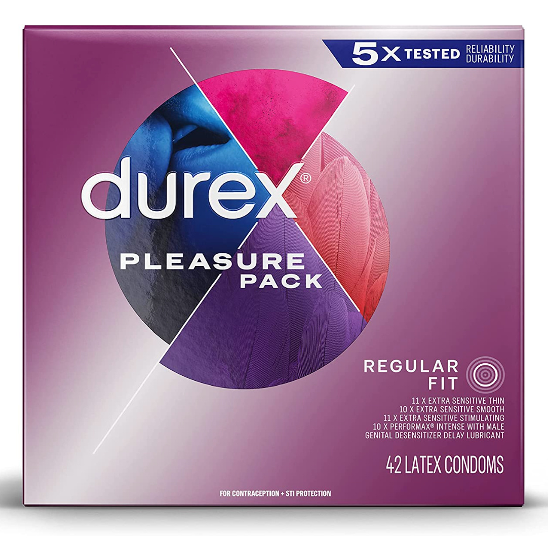 0税费！Durex 杜蕾斯 欢愉避孕套套装 42只装 104元 买手党-买手聚集的地方