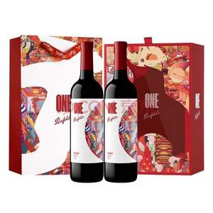 Penfolds 奔富一号 法国红葡萄酒750ml双支礼盒装