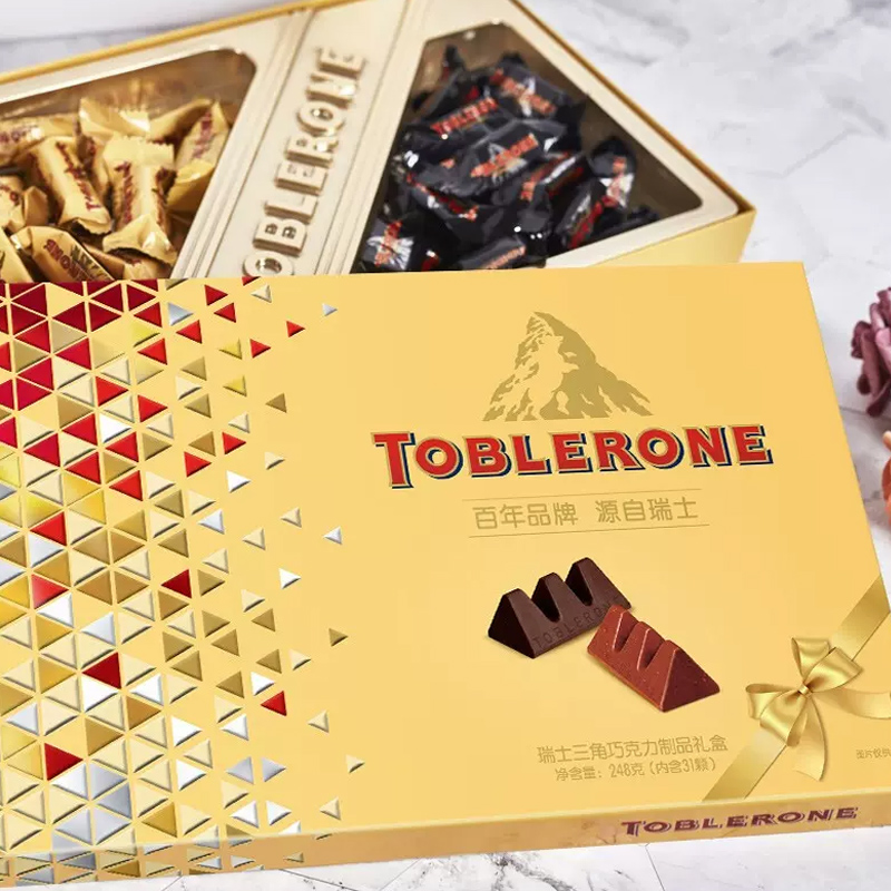 原装进口，Toblerone 瑞士三角 巧克力礼盒248g