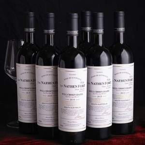澳大利亚进口，nathen fort 纳丹堡 西拉干红葡萄酒 750ml*6瓶*2箱