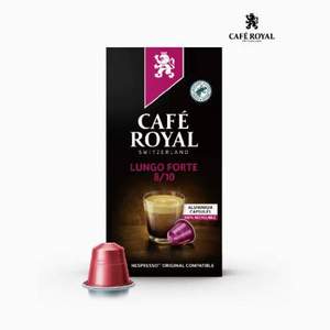 亚马逊销冠！瑞士皇室专享品牌，Café Royal 芮耀 Lungo Forte 大杯馥特胶囊咖啡 强度8 10粒*10盒