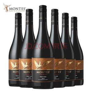 MONTES 蒙特斯  家族珍藏系列 黑皮诺干红葡萄酒 750ml*6瓶