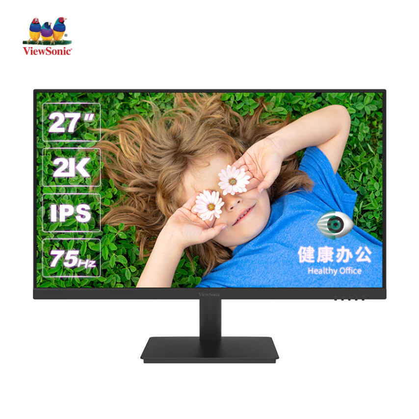 ViewSonic 优派 27英寸IPS显示器 VA2762-2K-HD（2560*1440、75Hz、HDR10） 新低729元包邮（需领券） 买手党-买手聚集的地方