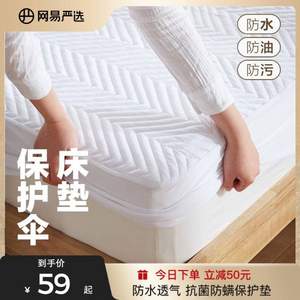 YANXUAN 网易严选 A类防水隔尿夹棉加厚床垫保护罩 1.2*2米起