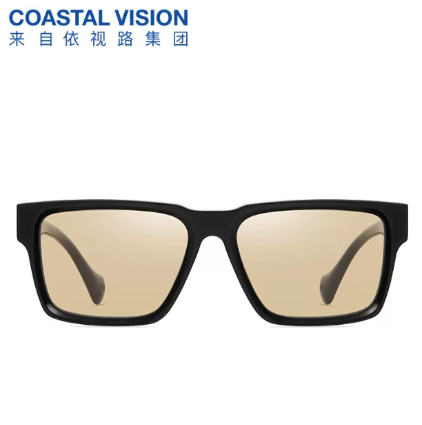 依视路旗下，Coastal Vision 镜宴 50011 时尚方框太阳镜 59元包邮（需用券） 买手党-买手聚集的地方