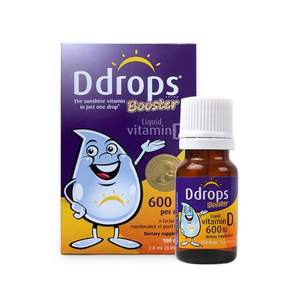 加拿大版，Baby Ddrops 加强版婴儿维生素d3滴剂 100滴