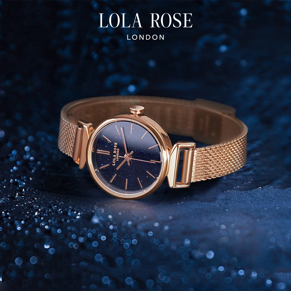 Lola Rose 罗拉玫瑰 G major系列 女士蓝砂石石英腕表 LR4048 699元包邮（双重优惠） 买手党-买手聚集的地方