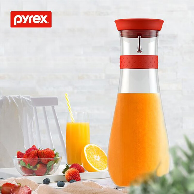 Pyrex 美国康宁 百丽玻璃水壶水杯套装3件套 PX1108441 39元包邮（双重优惠） 买手党-买手聚集的地方