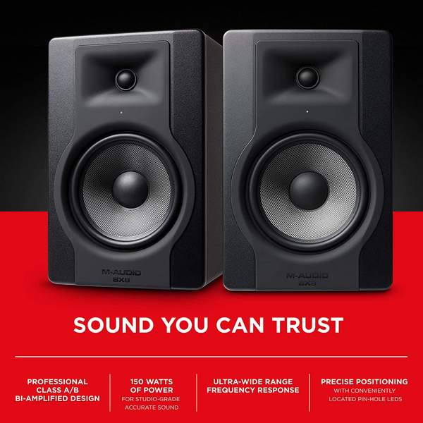 M-Audio BX8 D3 8英寸有源监听音箱 1对装 2394.42元 买手党-买手聚集的地方