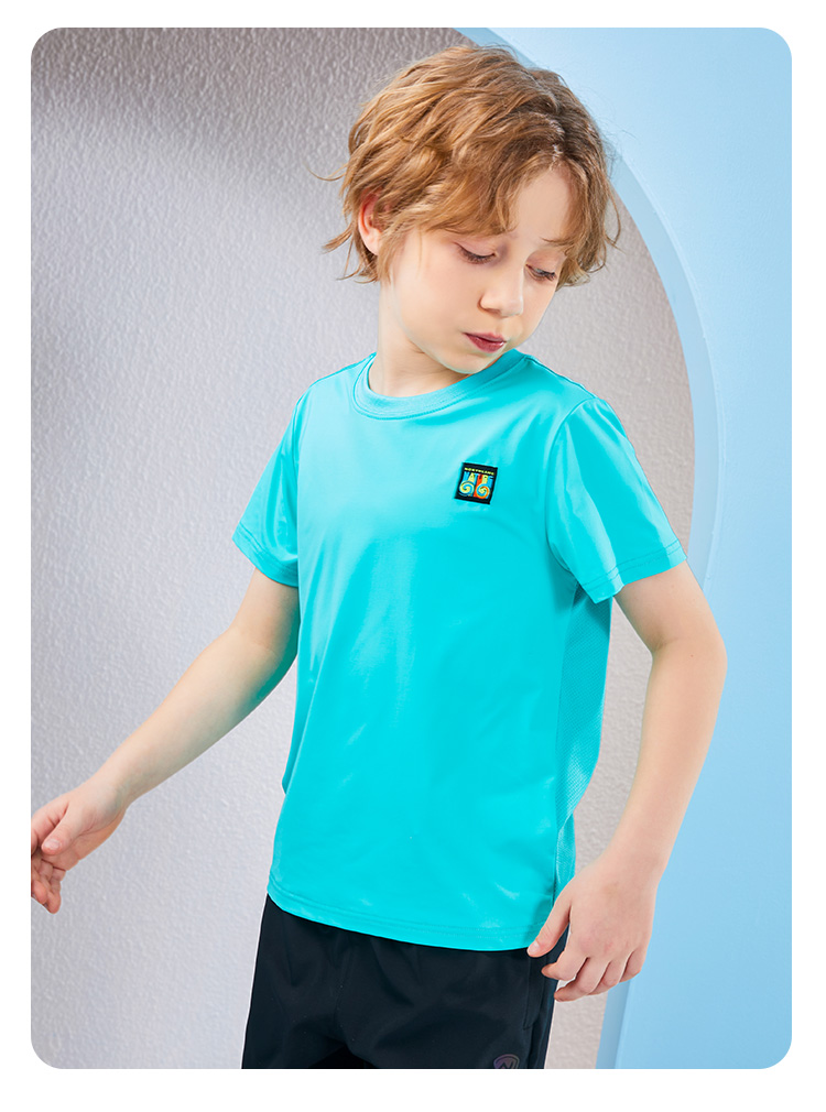 NORTHLAND 诺诗兰 2023夏季新款男童运动速干T恤（120~170码）4色 39元包邮（需领券） 买手党-买手聚集的地方