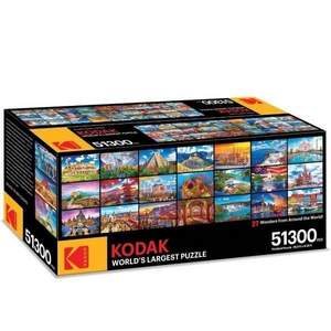 51300片！Kodak 柯达 世界上Z大的拼图 27个世界奇迹建筑 高级拼图