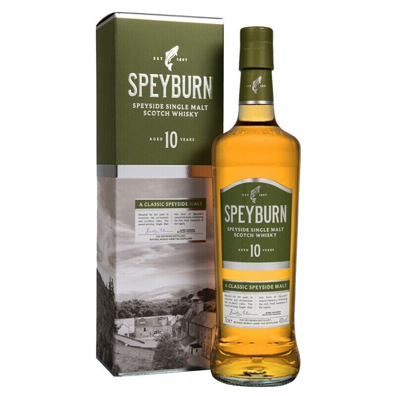 Speyburn 圣贝本 10年 苏格兰单一麦芽威士忌 700ml