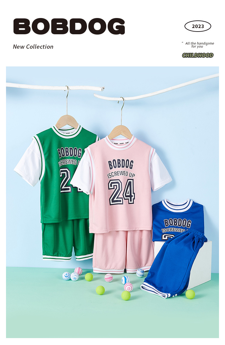 迪士尼 2023新款男女童速干篮球服运动套装（110~160码）6色 69.9元包邮（需领券） 买手党-买手聚集的地方